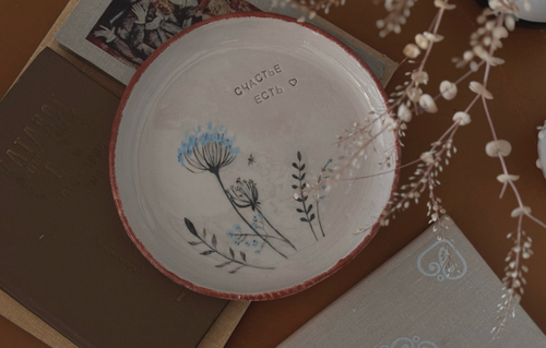 расписная тарелка фото 2