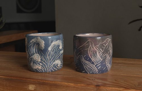 стакан сграффито фото 2