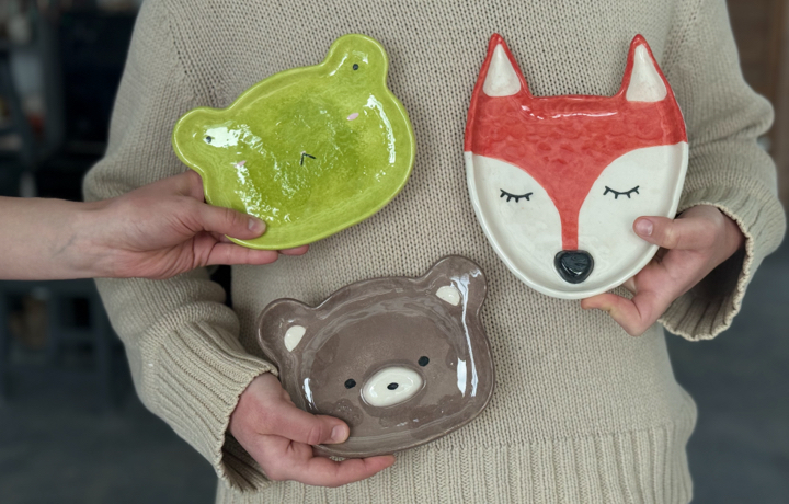 тарелочка животное <семья> фото 1