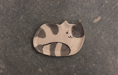 кот на блюде фото 2