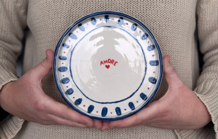 тарелка с бортиком фото 1