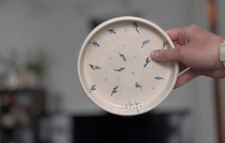 тарелка с бортиком фото 2